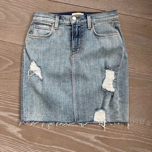 L'agence denim skirt